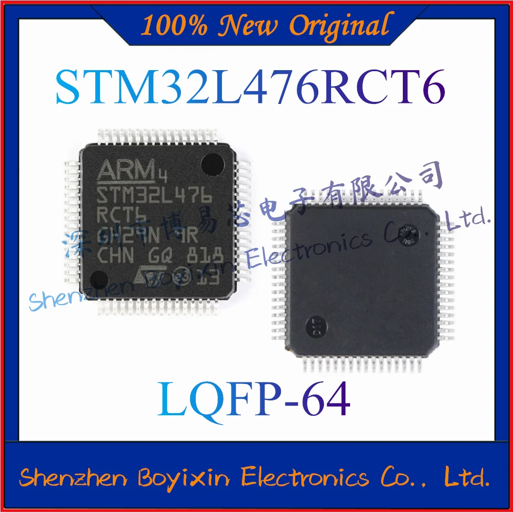 

100% STM32L476RCT6 Package LQFP-64 New Original Genuine Microcontroller (MCU/MPU/SOC) IC Chip