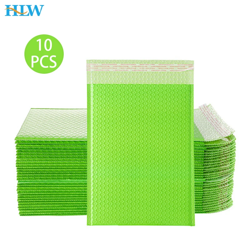 10 Pz/Lotto Bubble Mailers Poly Bubble Mailer Buste Imbottite Autosigillanti Sacchetti Regalo Buste Colorate Per Imballaggio Per Libro