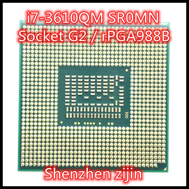 i7-3610QM i7 3610QM SR0MN 2.3 GHz Quad-Core Eight-Thread Processor 6M 45W Socket G2 / rPGA988B