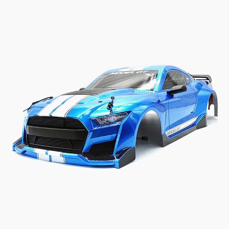 

Новинка 1/7, модель FSR Mustang GT, плоский корпус для бега из поликарбоната, готовый продукт с подсветкой, автомобильные аксессуары