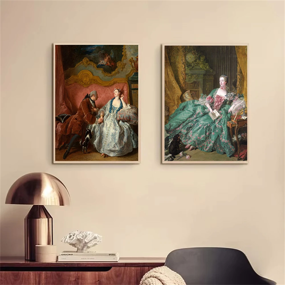 Классическая картина маслом Постер винтажная Картина на холсте портрет молодой