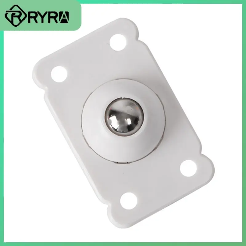 

5PCS Paste Type Caster Pulley 360 Degrees Universal Wheel Sticky Low Noise Storage Box Roller Stainless Steel Pulley Accessory