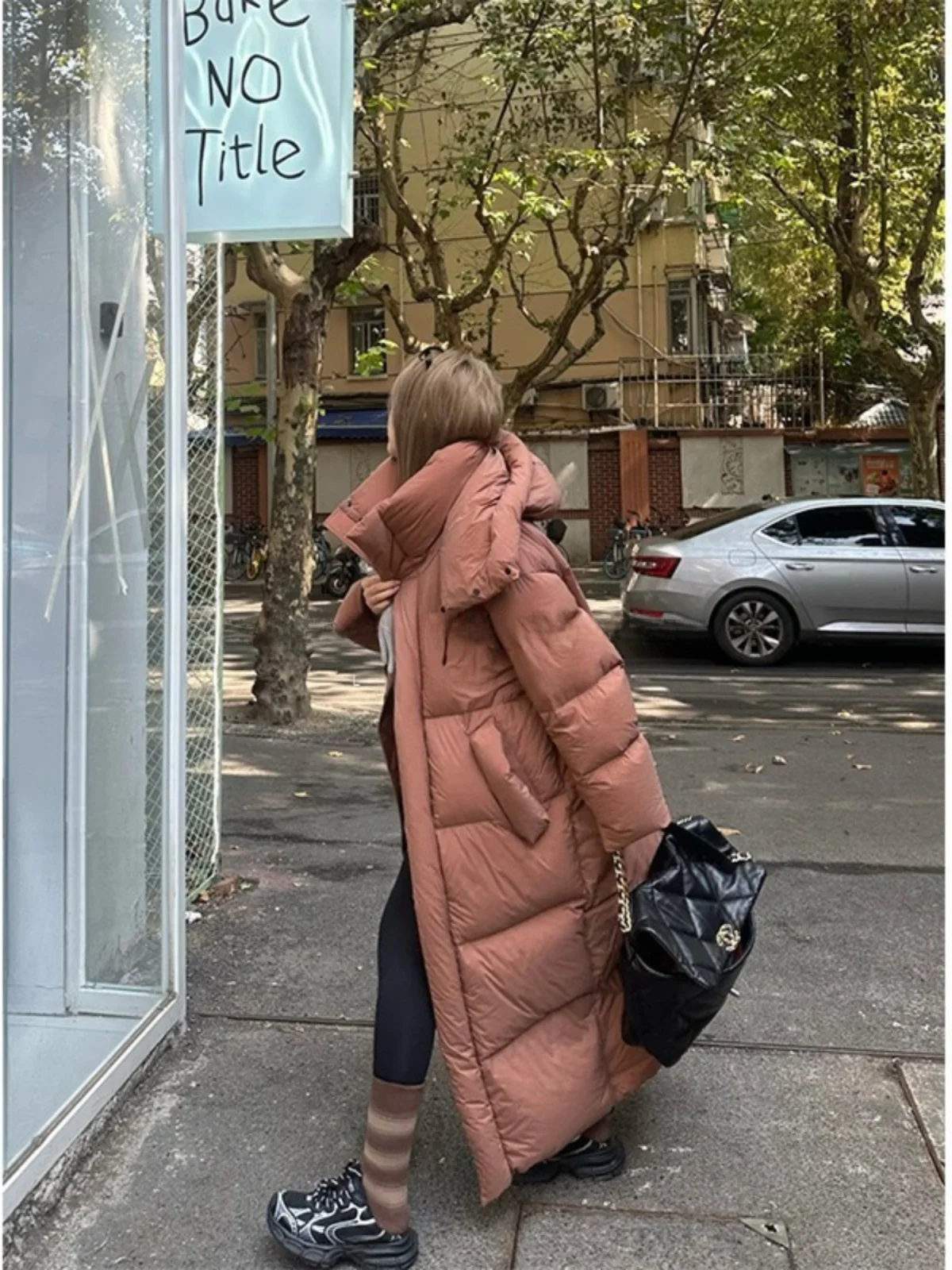 Большое одеяло большого размера длинный пуховик корейской серии одежда с