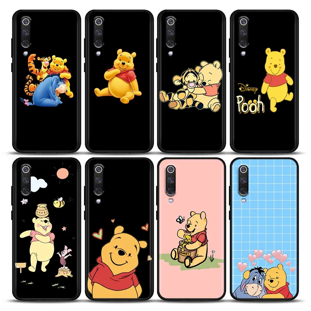

Phone Case for Xiaomi Mi A2 8 9 SE 9T 10 10T 10S CC9 CC9E Note 10 Lite Pro 5G Soft Silicone Case Cover Cute Winnie the Pooh