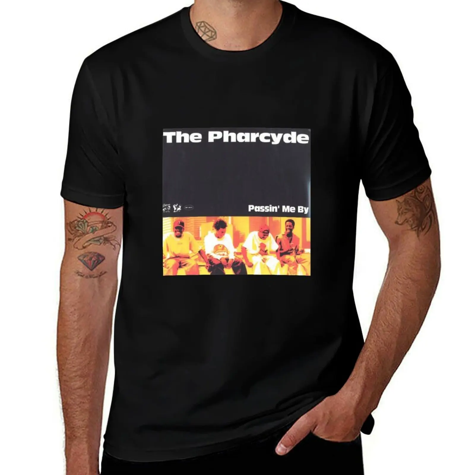 Фото Футболка The Pharcyde - Passin Me By T-Shirt, базовая, с коротким рукавом, больших размеров №1