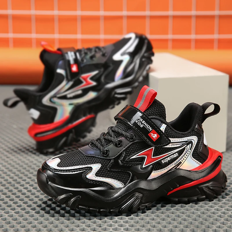 2023 New Mesh Kids Sneakers Breathable Children Shoes Casual Lightweight Non-slip Boys Shoes Summer Running Shoes for Kids