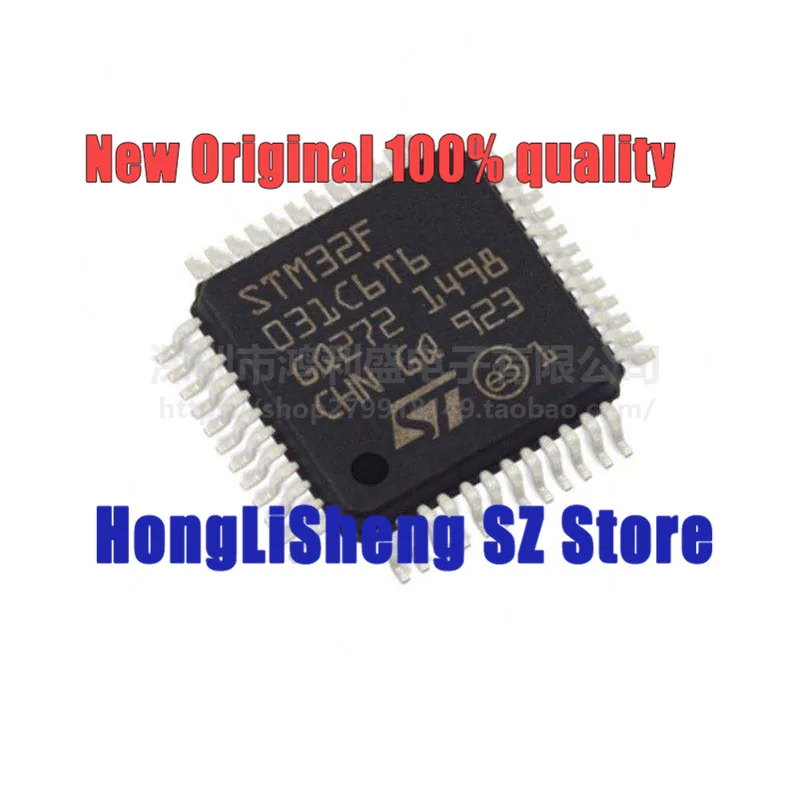 

10pcs/lot STM32F031C6T6 STM32F031 STM32F 031C6T6 LQFP48 Chipset 100% New&Original In Stock
