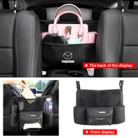 car rear seat back organizer auto trunk storage bag large capacity backseat pockets mesh for mazda atenza axela speed ms cx5 cx3