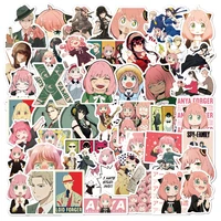 103050100pcs vinyl spy x family anime stickers for scrapbooking laptop notebook travel luggage skateboard sticker decal toys