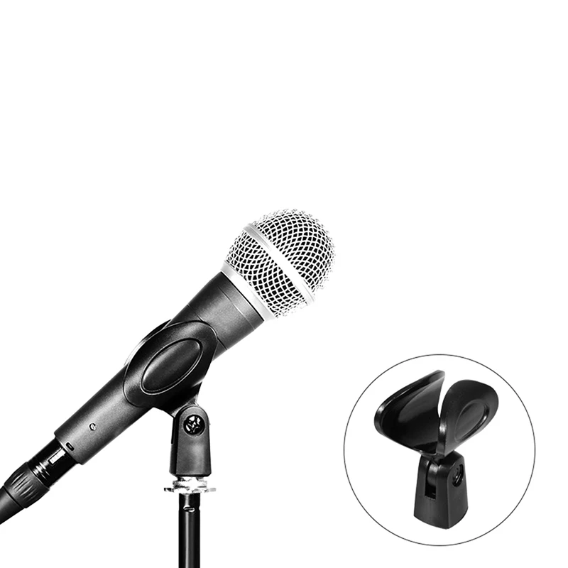 

Microphone Clip with Wireless Microphone Cantilever Shock-proof Bracket Clip Universal Microphone Clip Holder Female Nut Adapter