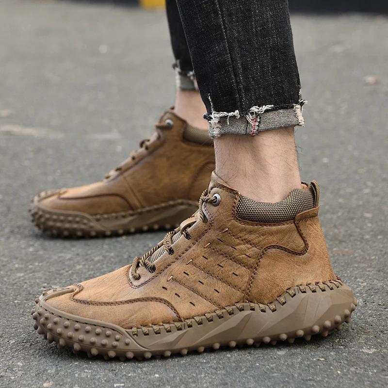 New Men's Comfort Golf Shoes Outdoor Golf Non slip Sports Shoes Men's Winter Warm and Comfortable Snow Shoes Size 38-46