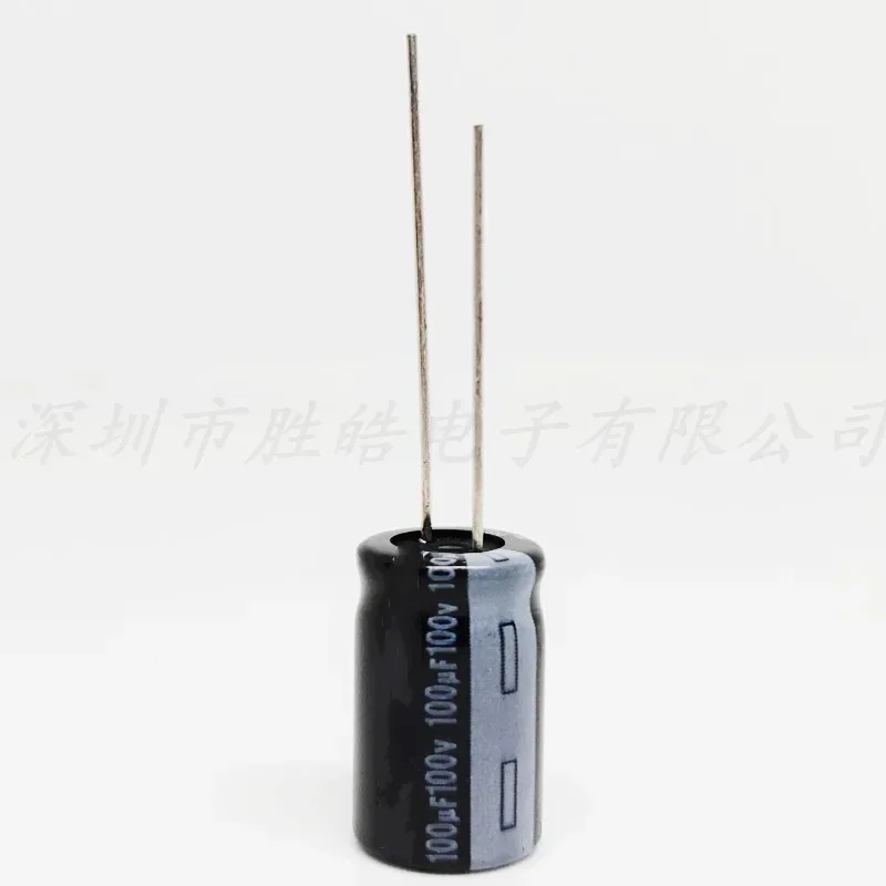 (10 шт./100 шт.) 100 В мкФ Объем: 10x20 мм алюминиевый электролитический конденсатор