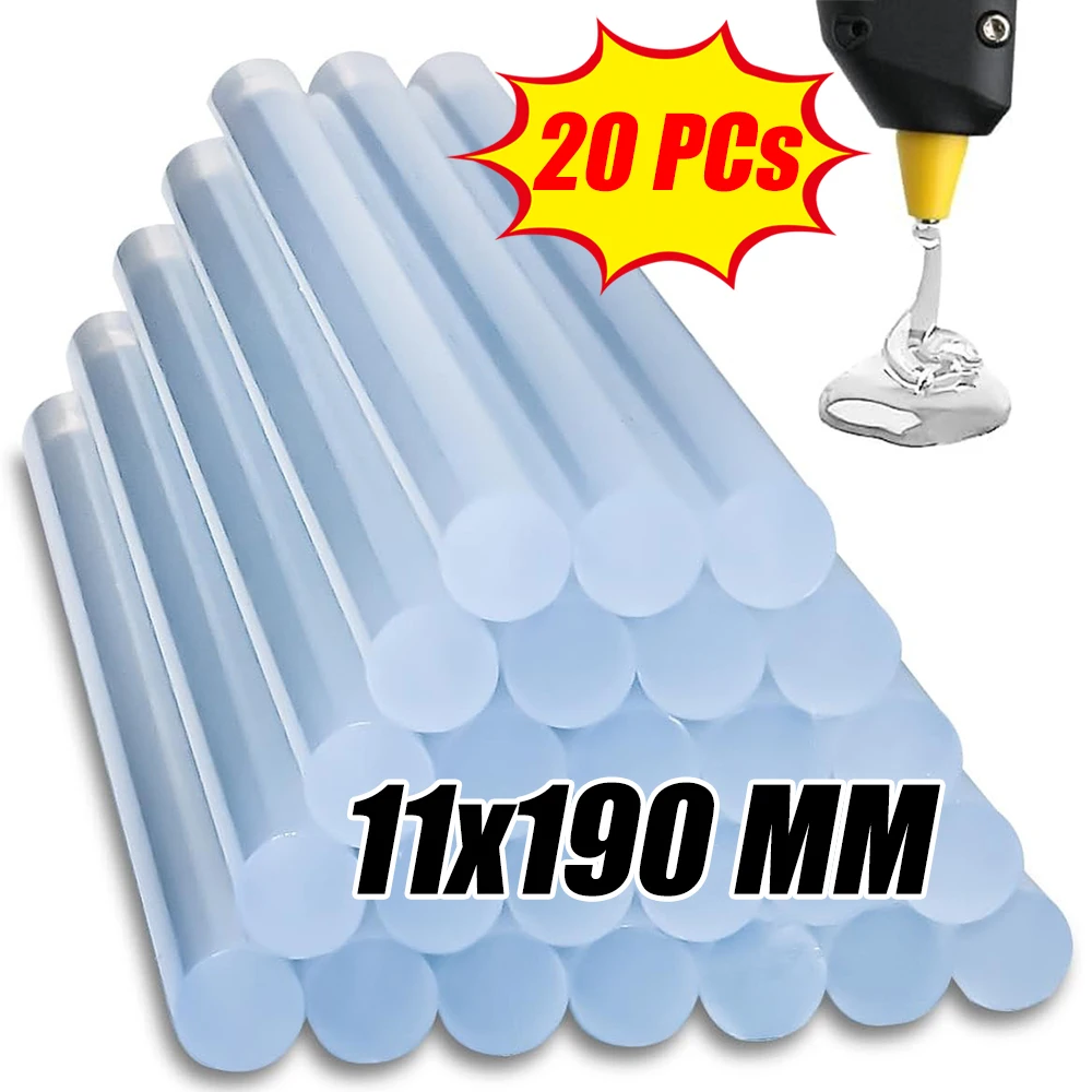 

Прозрачные клеевые стержни для термопистолета 10/50 шт