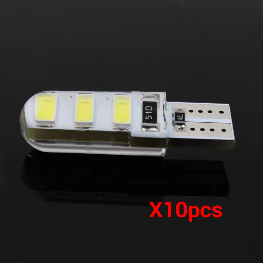 

10pcs Super Quality 6 LED SMD 5630 Error Free 194 168 W5W Universal Parking Car LED T10 LED CANBUS T10 LED Car Side Light