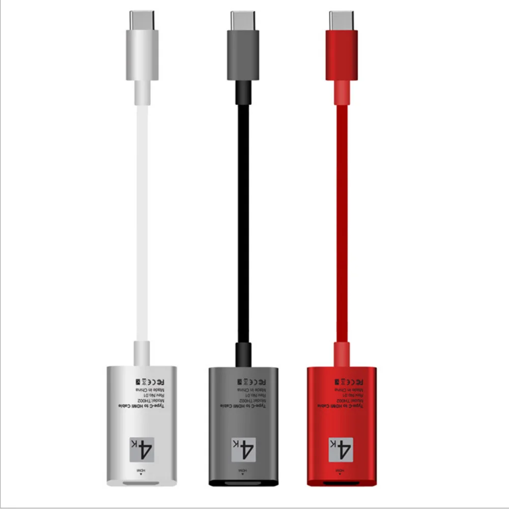 

Type-C To HDMI HD Adapter Is Suitable for Mac Notebook S8 Usb3.1 Same Screen Cable Mobile Phone Accessories