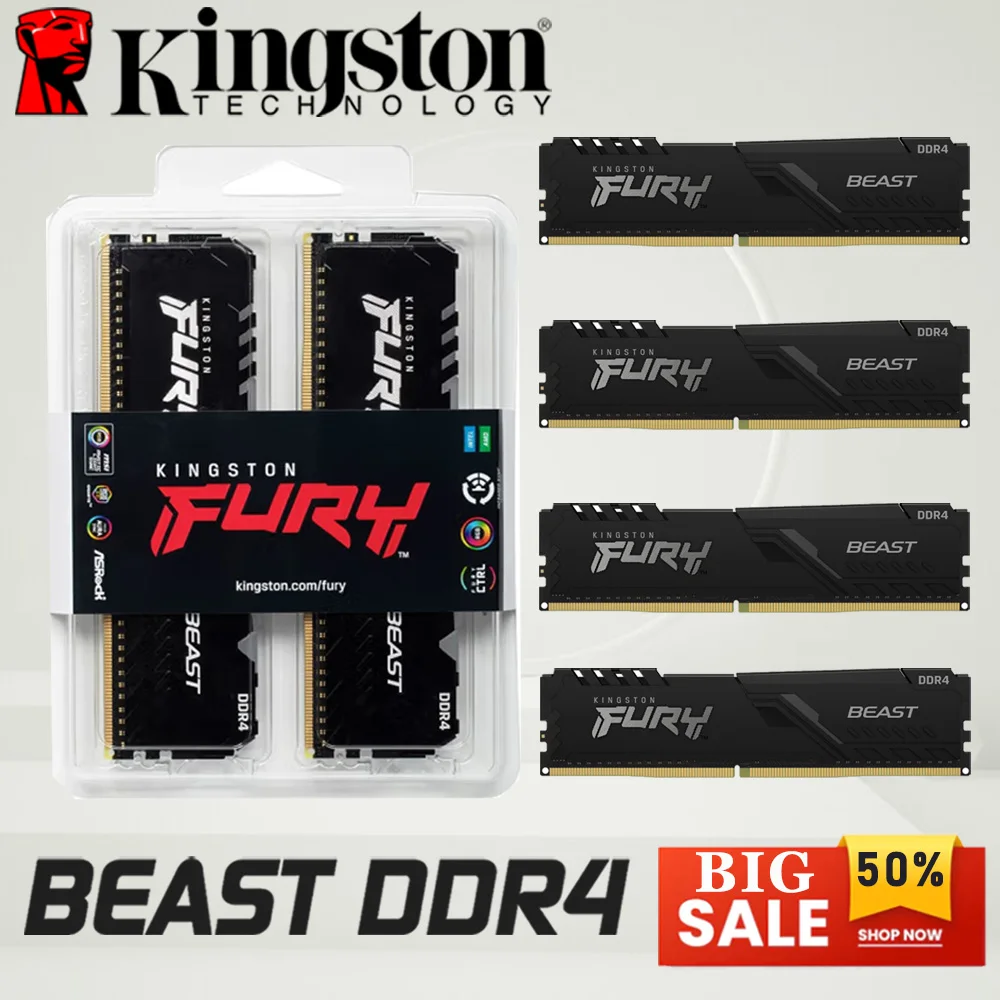 Fury beast ddr4 3200. Kingston fury beast.