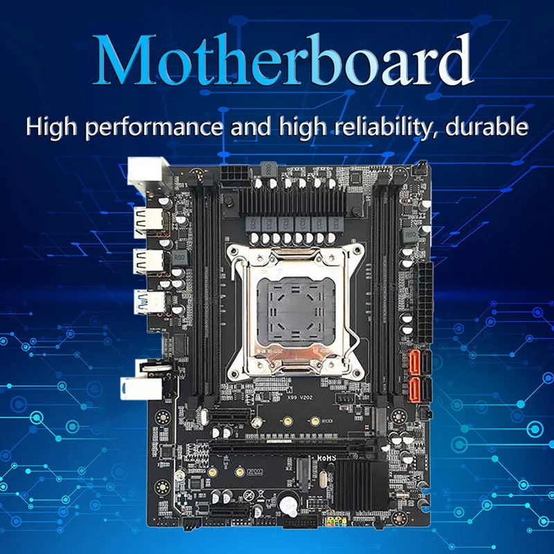 Набор материнской платы X99 с ЦПУ E5 2650 фонарь 4XDDR4 REG ECC память USB3.0 M.2 NVME SATA3.0 для ЦП Xeon