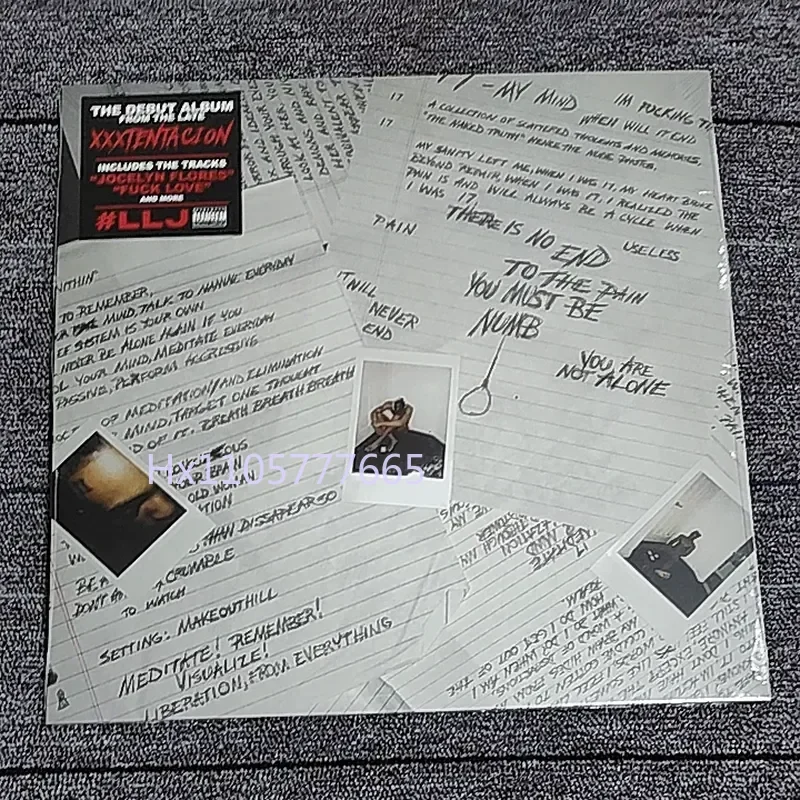 Фото Виниловая пластинка XXXTentacion 17 Black and White Color Glue для XXXTentacion №1