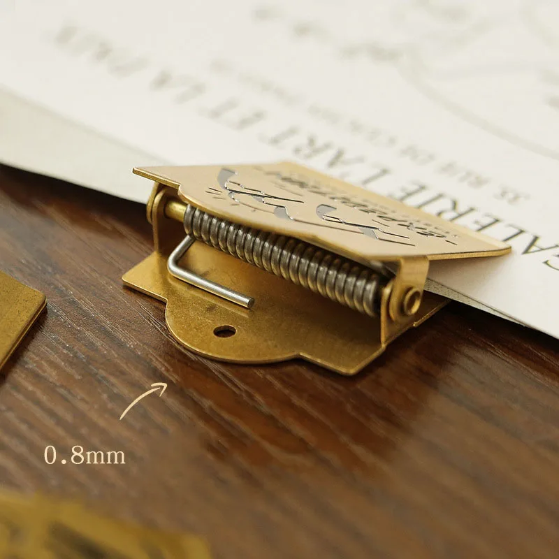 Латунный зажим от производителя для путешествий ноутбука металлический купюр