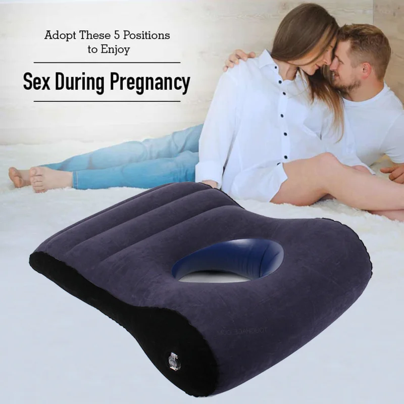 

Inflatable Cushion Big Belly Wedge Pregnant Woman Cushion Sex Position Bed Sofa New Foldable Pillow Wedge With Radians Soft