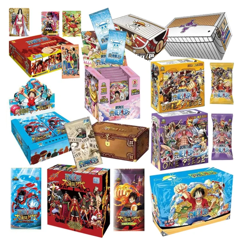 

New One Piece Card Game Animation Peripheral Character Collection Card Chopper Frankie Luffy UR SSR Paper Kid's Card Storage Toy