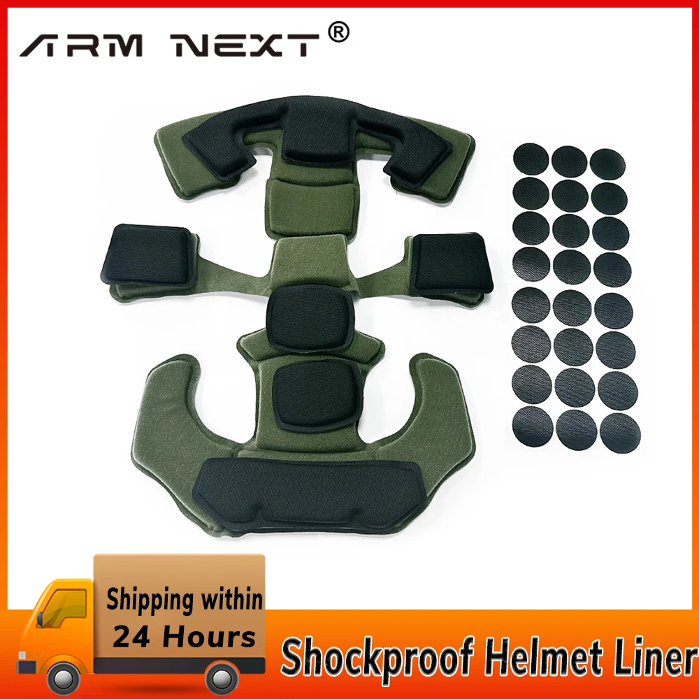 

Upgrade Shockproof Helmet Liner Cushion Set Helmets Inner Pads Kit Headgear Modified Spare Parts Replacement for Wendy