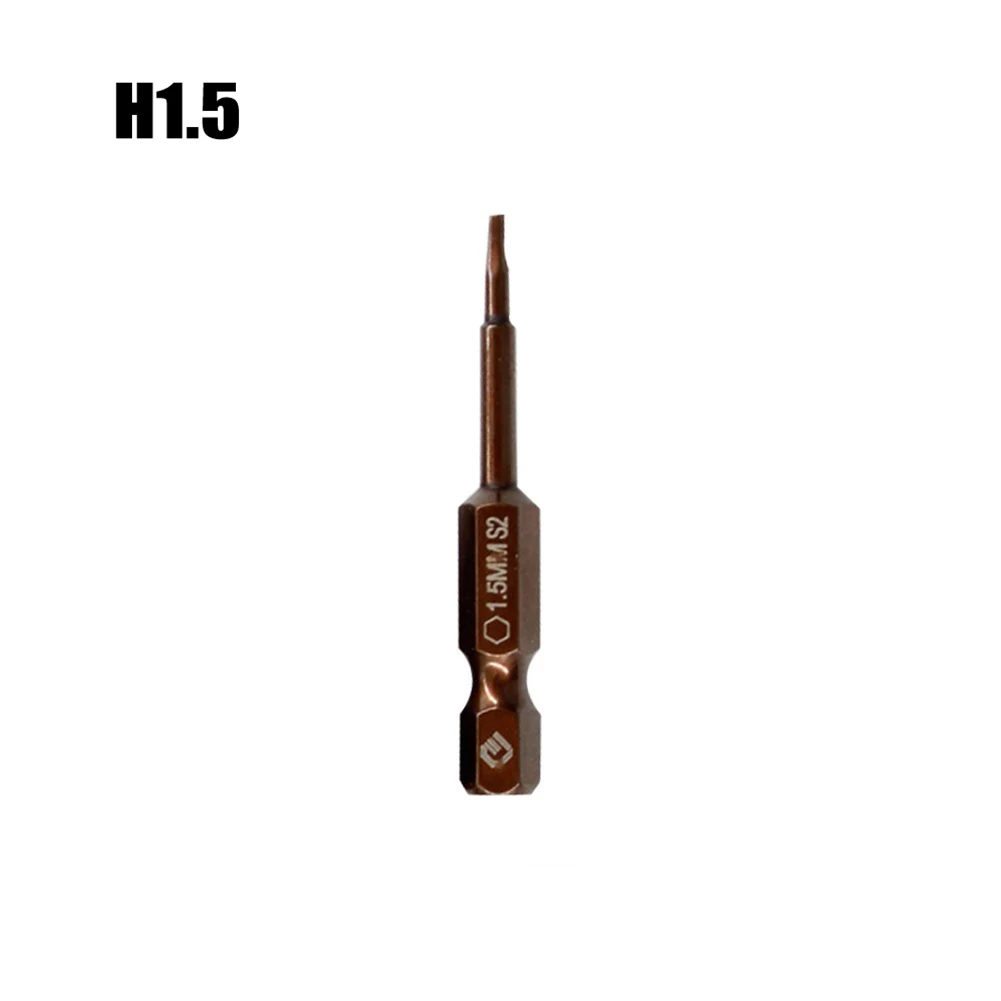 

Durability Drill For Electric Screwdriver Screwdriver Bit Power Drill Hexagon Vanadium Steel 1/4 Inch Hex Brown For Power Tools