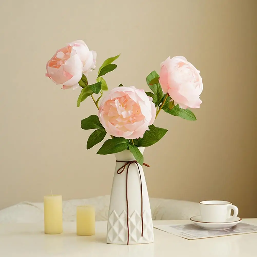 

Imitation-Peony Pretty Anti-fall Realistic Fresh-keeping Faux Silk Flower Wedding Decor Faux Silk Flower Artificial Flower
