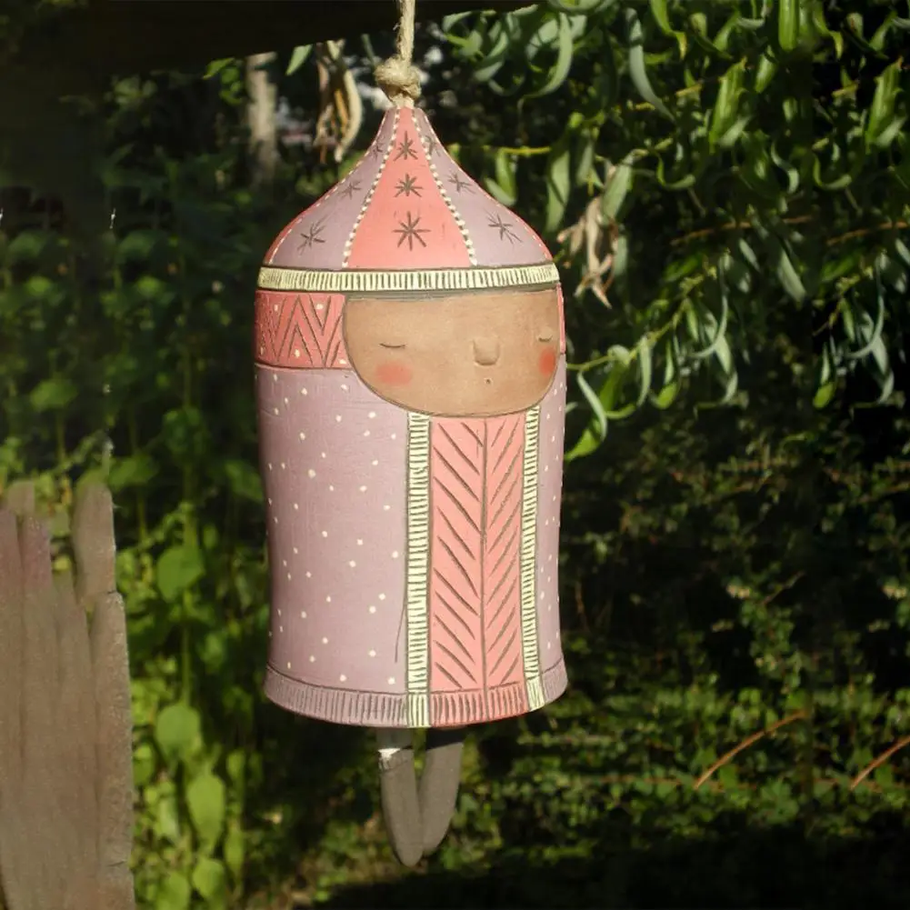 

Lightweight Wonderful Excellent Detail Wind Chime Cylinder Wind Chime Eco-friendly for Corridor