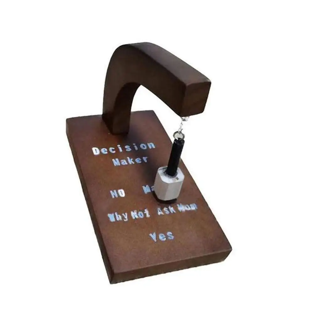 

New Magic Novelty Swing Decision Maker Creative Wood Decision Maker Funny Unique Executive Office Home Decoration 2 Color