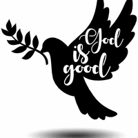 metal decor god is good dove steel roots decor metal wall art home decor dove of peace ty2387