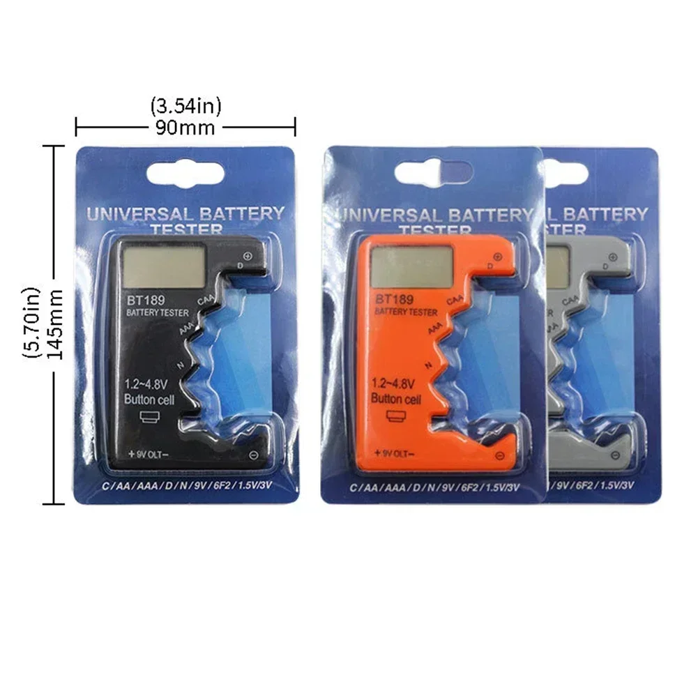 BT189 Ультра-маленький тестер батарей 9 В AA AAA кнопочный элемент ЖК-цифровой дисплей