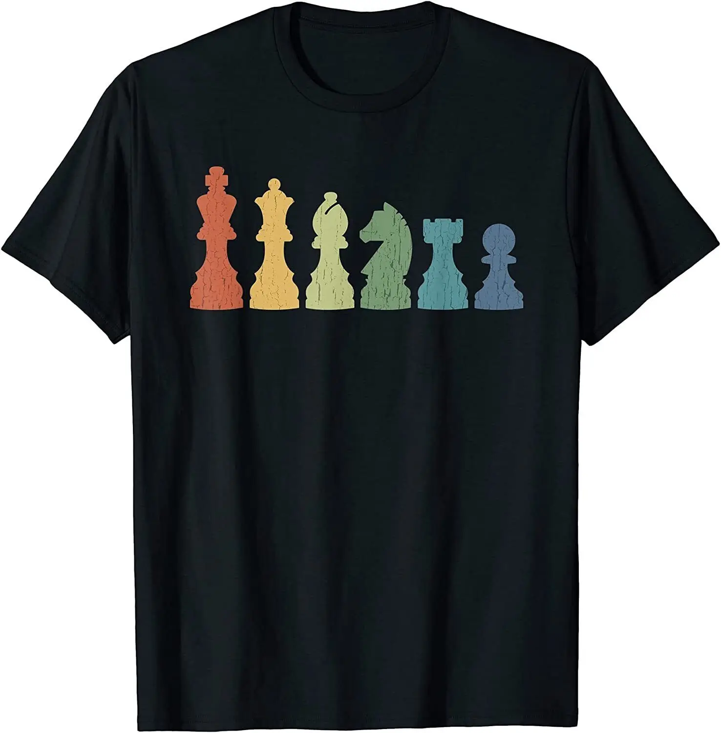 

Funny Chess Pieces Board Game Lover Japanese Harajuku Streetwear Short Sleeve Men Hip Hop Casual Men Tshirts