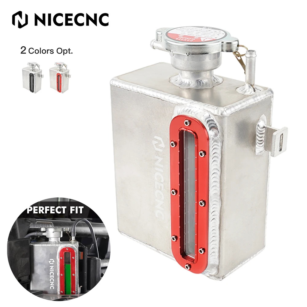 

NICECNC UTV Coolant Reservoir Tank For Can-am Maverick X3 2017-2022 R RR Max Sport 1000R Trail Defender Max HD8 HD10 Accessories