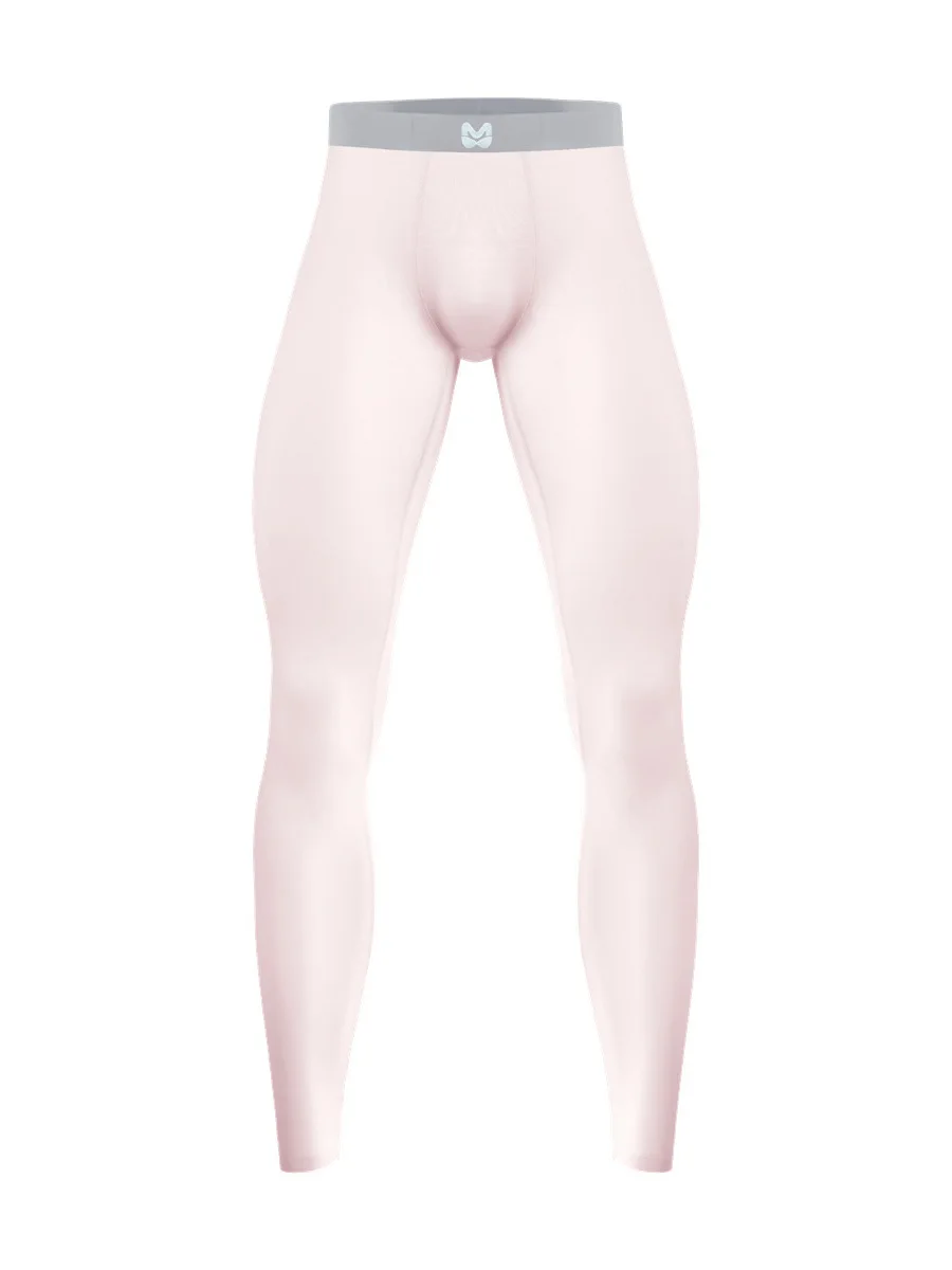 Штаны Для Йоги телесного цвета из ледяного шелка летние тонкие мужские бесшовные