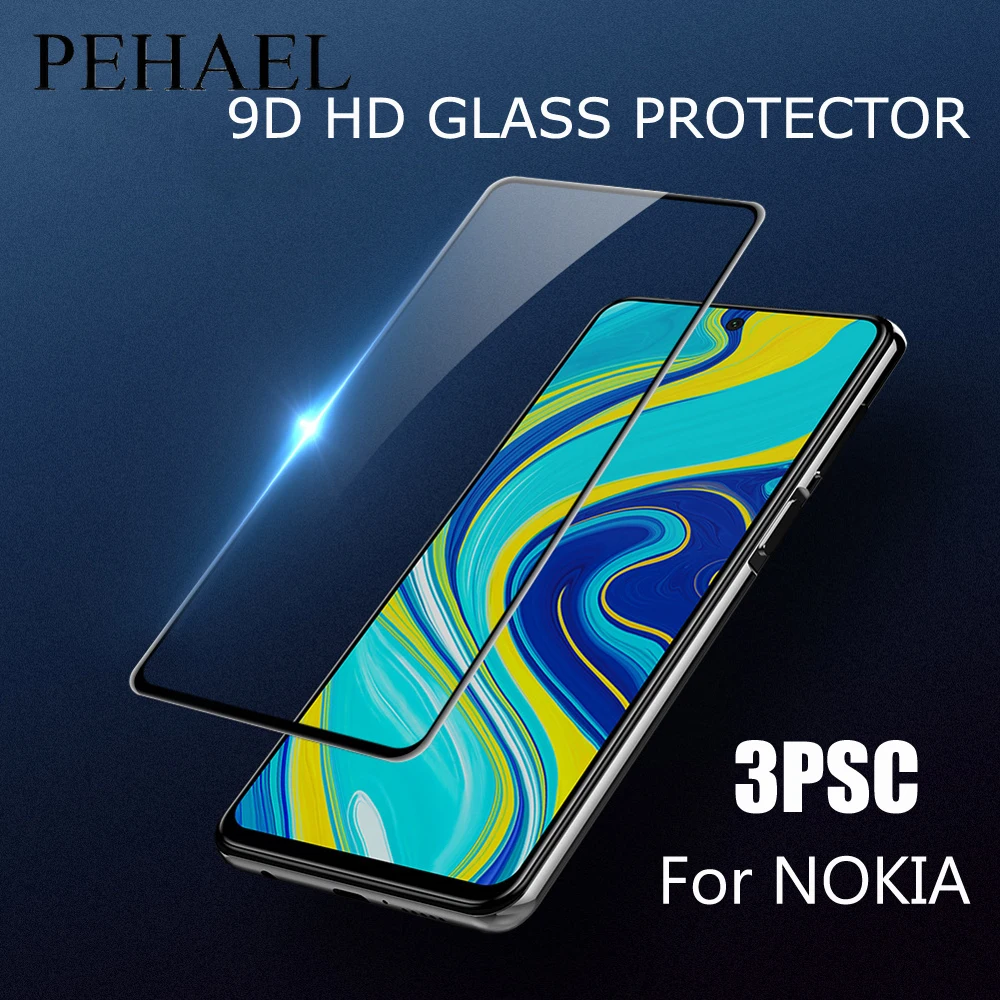 PEHAEL 3 шт. полное покрытие с черными краями HD закаленное стекло Защита экрана для