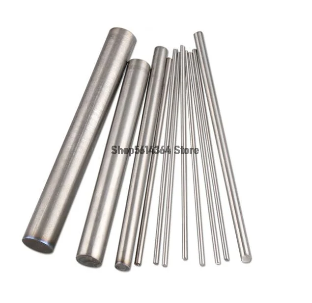 

1Pc Length 100mm Round Titanium Ti Bar Grade 5 GR5 TC4 Metal Rod Wire Stick Diameter 15/16/18/20/22/25/30/32/35/40/45/50/55mm