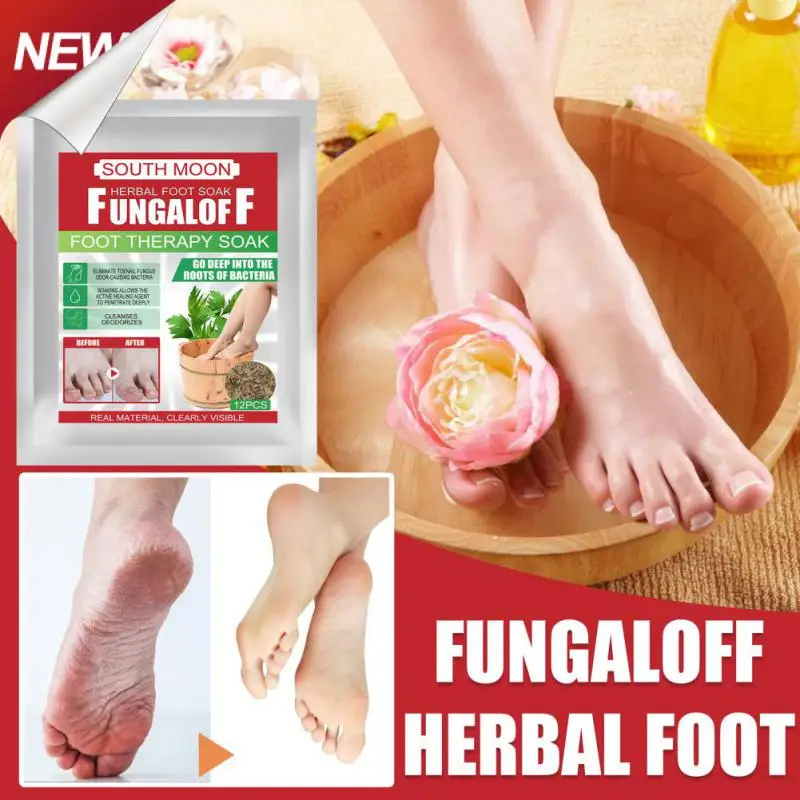 

New Natural Foot Soak And Patch Cleansing Dehumidify Detoxification Therapy Conditioning Long-Term Relief Athlete Foot Care Tool