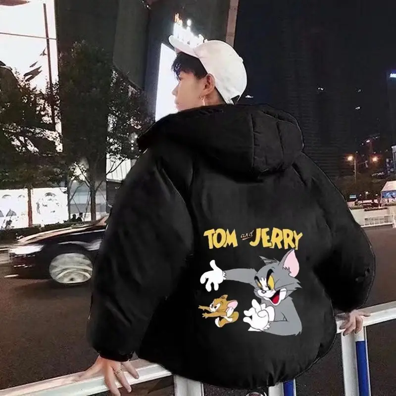 Новое зимнее пальто на хлопковой подкладке утолщенное свободное пуховое