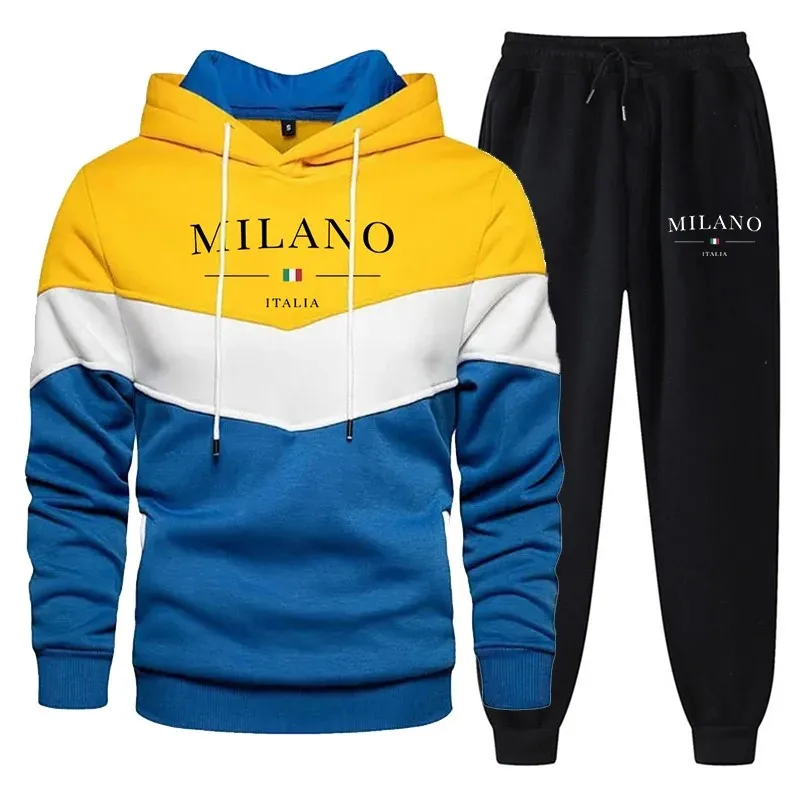 Мужской комплект спортивной одежды из свитшота и брюк