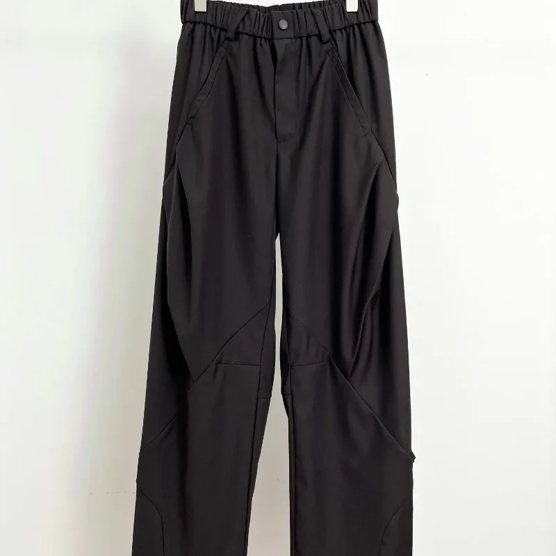 

Повседневные универсальные брюки AcW, дышащие черные брюки Y2k, уличная одежда, спортивные брюки Traf, Мужская одежда, уличная одежда