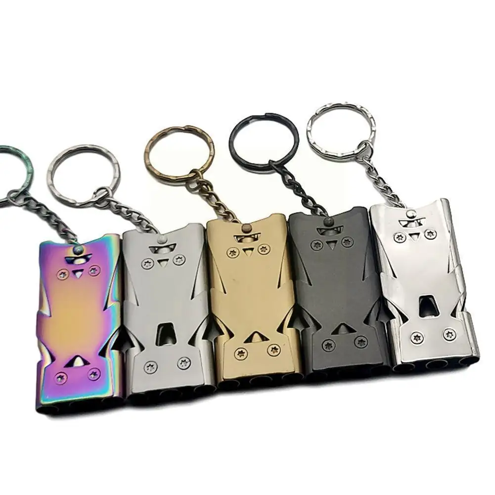 

Hiking Survival Steel High-decibe Training Whistle Tool Whistle Rescue Survival High-frequency Outdoor Whistle R5r7