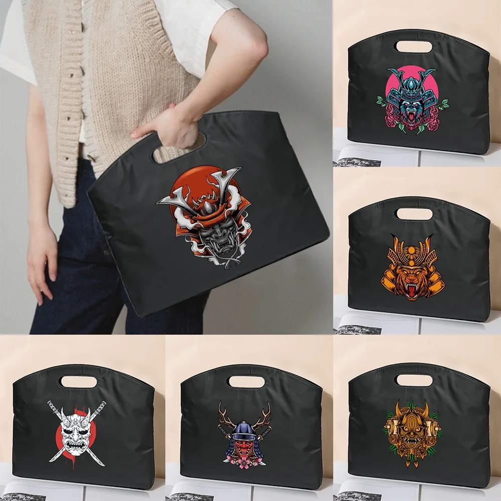 Business Office Organizer Briefcase Bag Documents Storage Monster Print Meeting Travel Handbag Conference Tablet Bag Case Sleeve