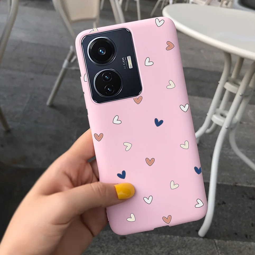 ДЛЯ Vivo T1 4G vivo 44W V2153 чехол для телефона 6 44 &quotзадняя крышка с мультяшным медведем