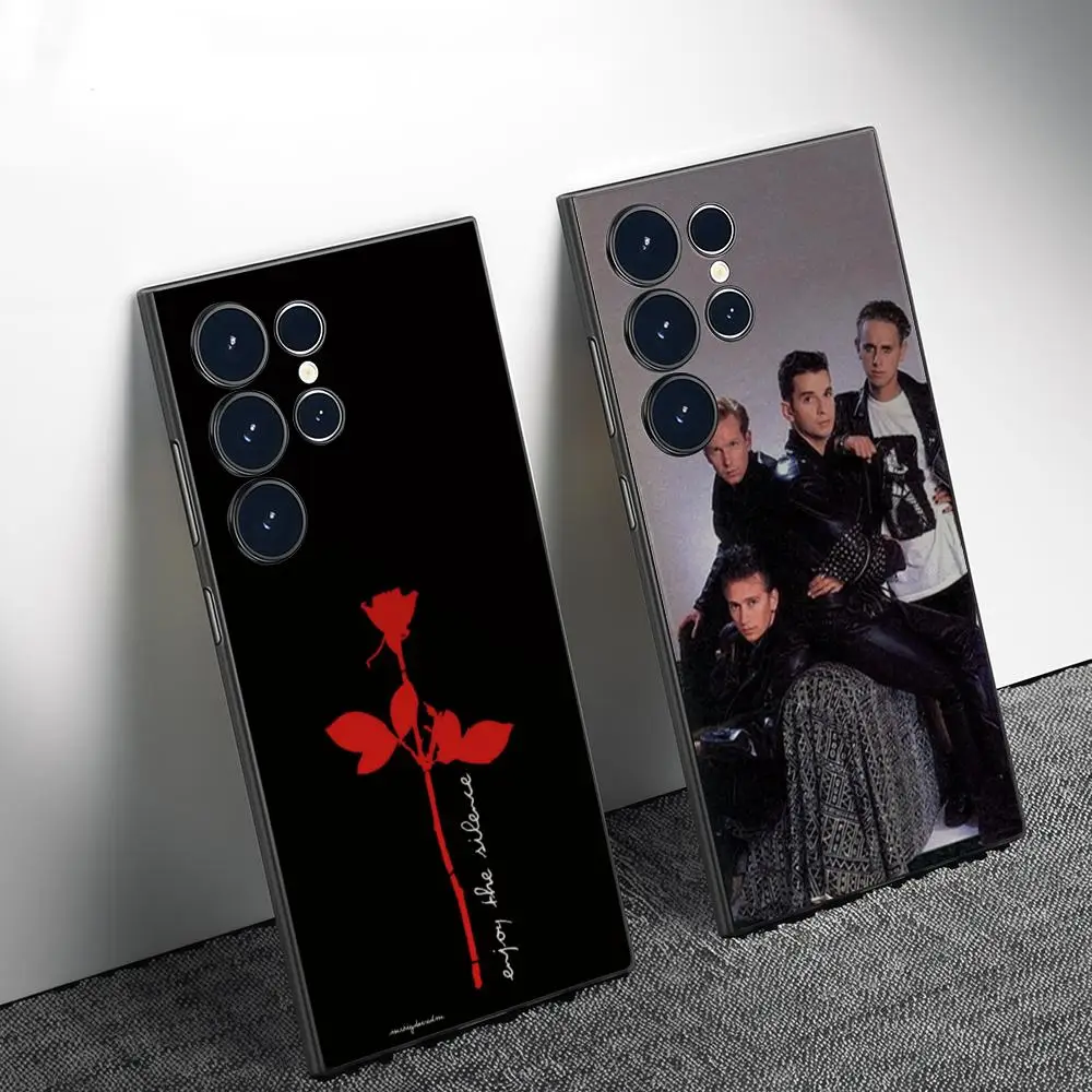 Фото Чехол для телефона Band D-Depeche Mode для Samsung Galaxy S26 S25 S24 S22 S23 Ultra S21 S20 Plus, матовый, полностью мягкий чехол №1
