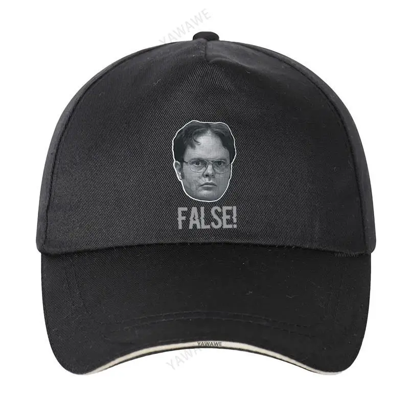

cotton unisex Adjustable Baseball Cap The Office False Man Women Summer Hat drop shipping