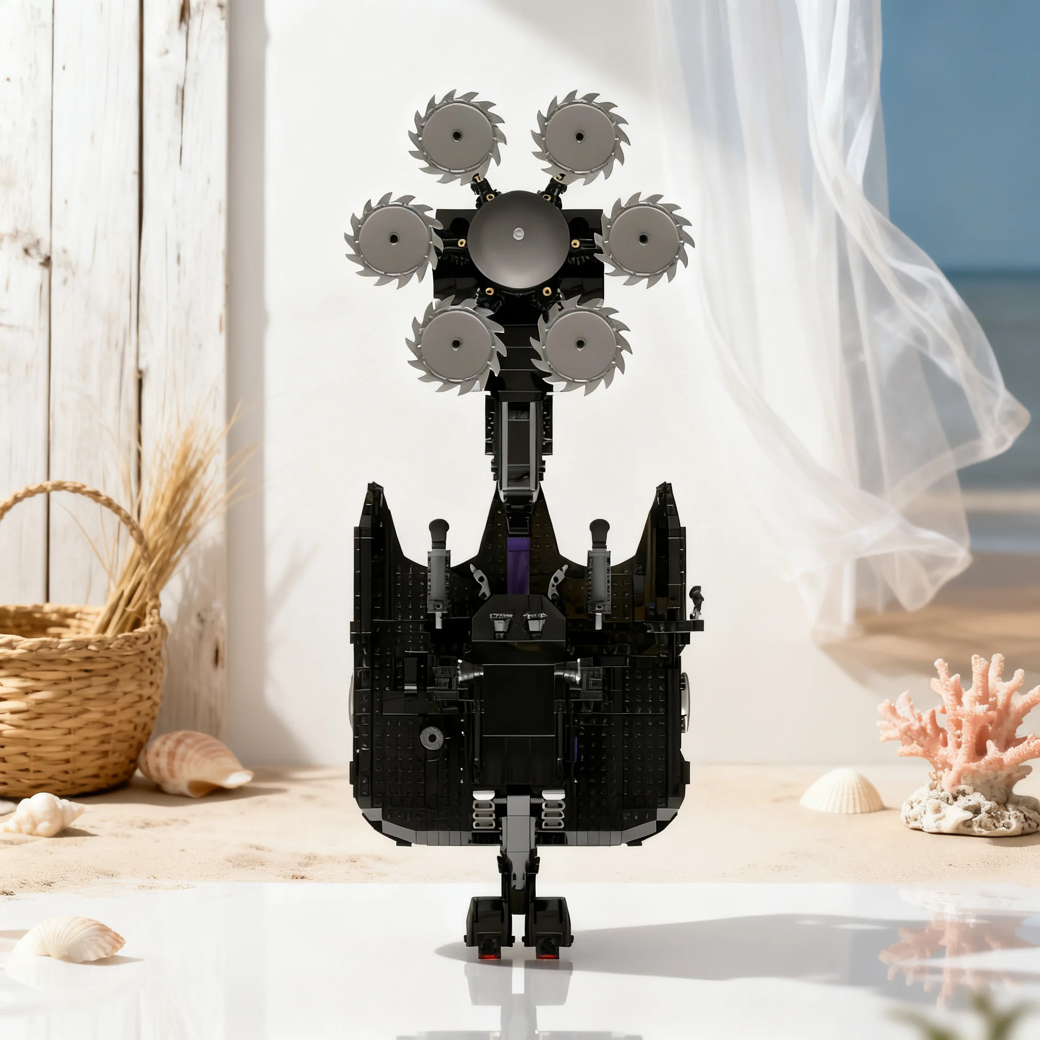 2226 деталей MOC Ниндзя Ниндрид Хоум Ховер Хантер Модель Строительных Блоков Рождественские Подарки Архитектурная Игрушка Декоративный Элемент Подарок на День Рождения (art.: 3920dd09010ae) - 3920dd09010ae