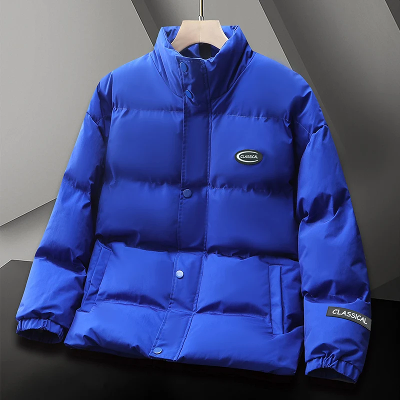 Men's winter new thick tide brand cotton-padded jacket youth winter coat hooded down cotton-padded jacket seven colors optional