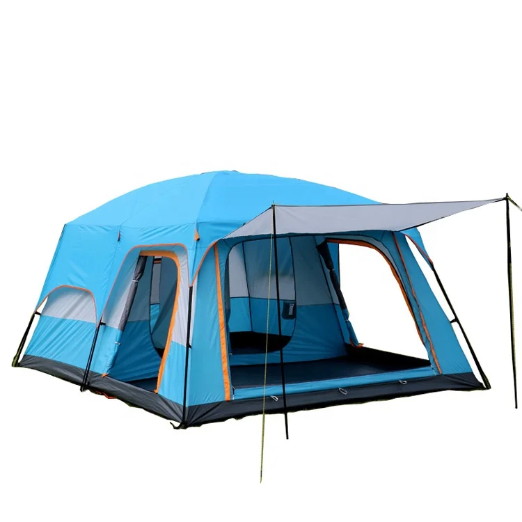 

Vtogether V00022700 5-8 person Luxury Large Dome Family Waterproof Folding three rooms Outdoor Camping Tent