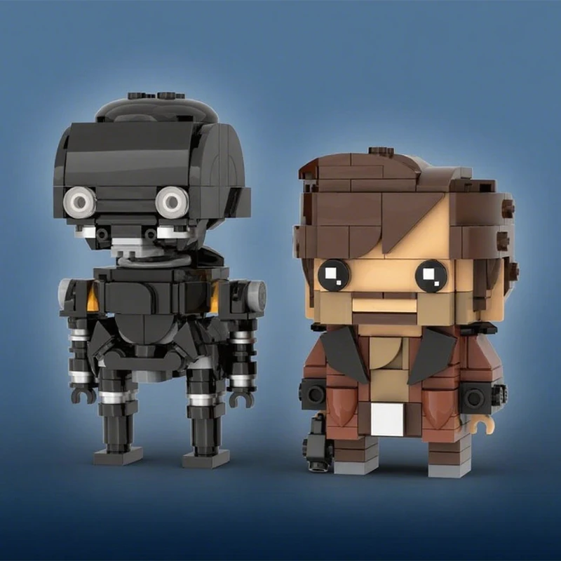 447 деталей MOC: Фигурка Кассиана Эндора K2SO, модель из кирпичиков «Рейнджер-1», модуль-диорама, корабль, робот, летательный аппарат, город, игрушка-конструктор DIY, подарок (art.: 3920dc15a044a) - 3920dc15a044a